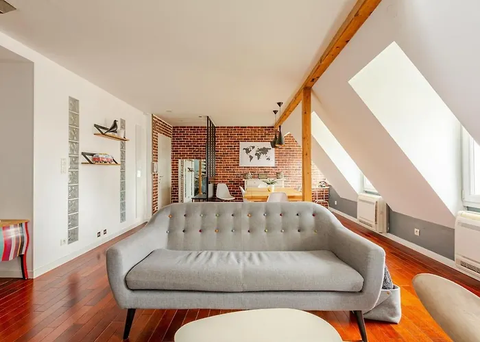 Superbe Duplex Prox Centre-ville Beautiful Duplex Close To Center * 斯特拉斯堡